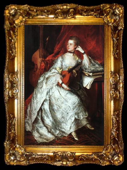 framed  Thomas Gainsborough Mrs Philip Thicknesse, ta009-2